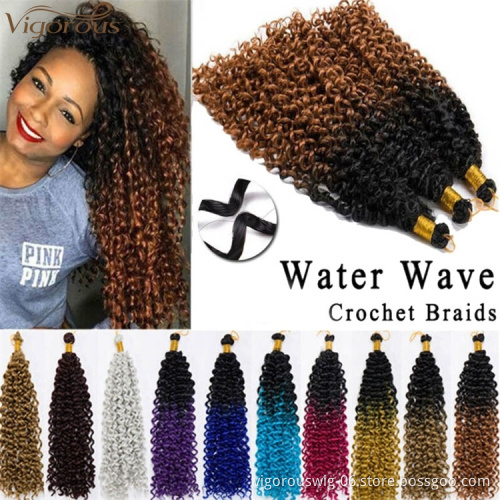 Vigorous 14 Inches Afro Kinky Curly Synthetic Crochet Braid Ombre Synthetic Marly Jerry curl Jamaican Bounce Crochet Hair